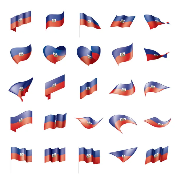 Σημαία της Αϊτής, εικονογράφηση διάνυσμα — Διανυσματικό Αρχείο