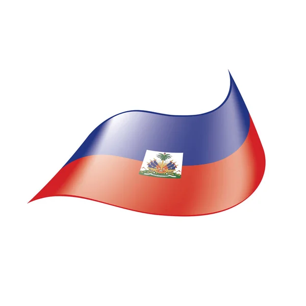 Haiti bayrak, vektör çizim — Stok Vektör