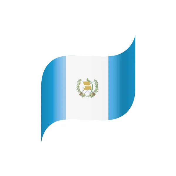 Guatemaltekische Flagge, Vektorillustration — Stockvektor