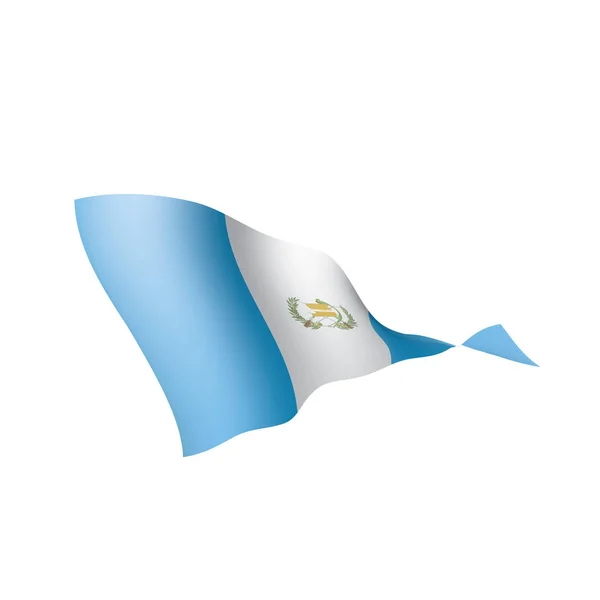 Bandeira da Guatemala, ilustração vetorial — Vetor de Stock
