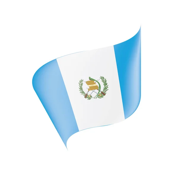 Bandera de Guatemala, vector de ilustración — Vector de stock