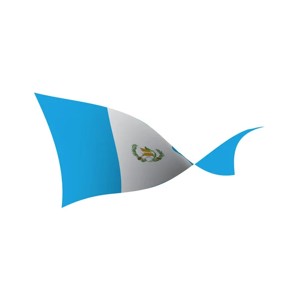 Bandeira da Guatemala, ilustração vetorial —  Vetores de Stock