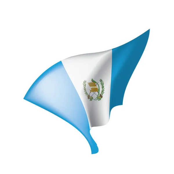 Vlajka Guatemaly, vektorové ilustrace — Stockový vektor