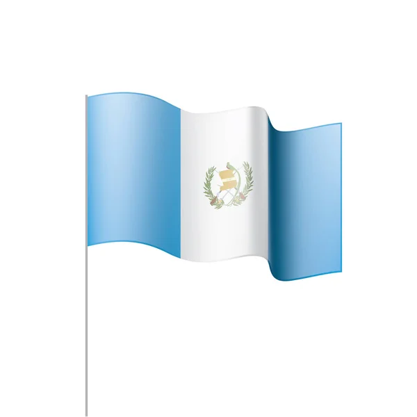 Bandeira da Guatemala, ilustração vetorial — Vetor de Stock