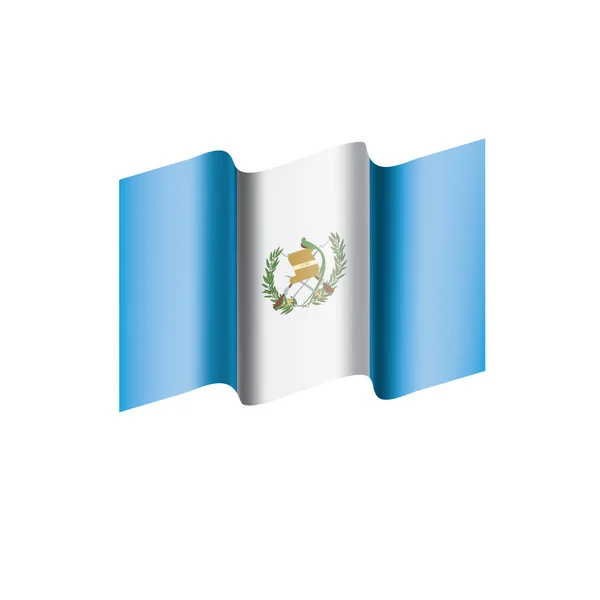 Guatemala flagga, vektorillustration — Stock vektor