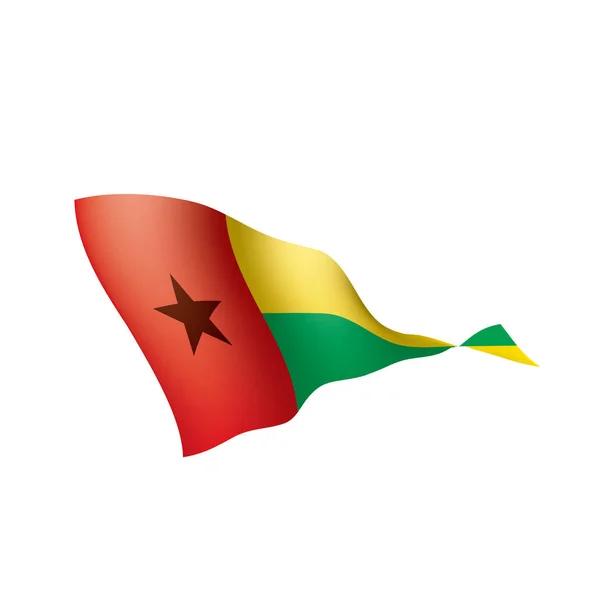 Guinea Bissau bandera, vector de ilustración — Vector de stock