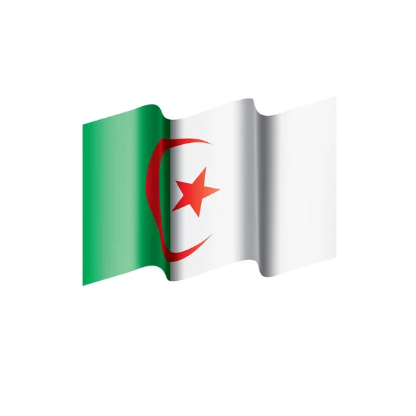 Drapeau Algérie, illustration vectorielle — Image vectorielle