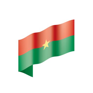 Burkina Faso bayrak, vektör çizim