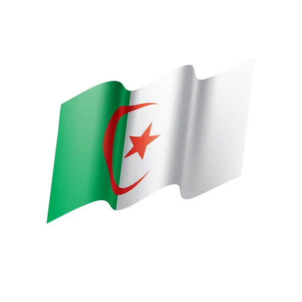 Флаг Алжира, векторная иллюстрация — стоковый вектор