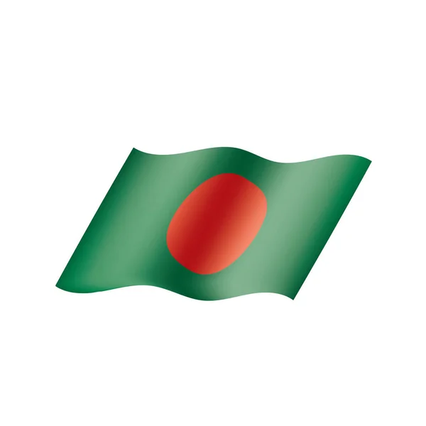 Bandera de Bangladesh, ilustración vectorial — Vector de stock