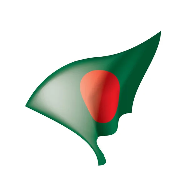 Flaga bangladeszu, ilustracja wektora — Wektor stockowy