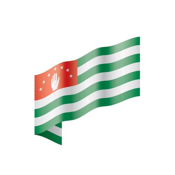 Abházia zászló, vektoros illusztráció — Stock Vector