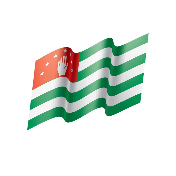 Bendera Abkhazia, ilustrasi vektor - Stok Vektor