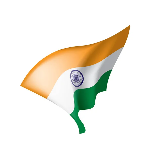 India flag, vector illustration — Stock Vector