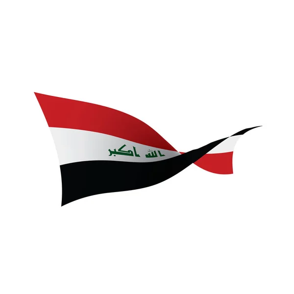 伊拉克旗子, 媒介例证 — 图库矢量图片