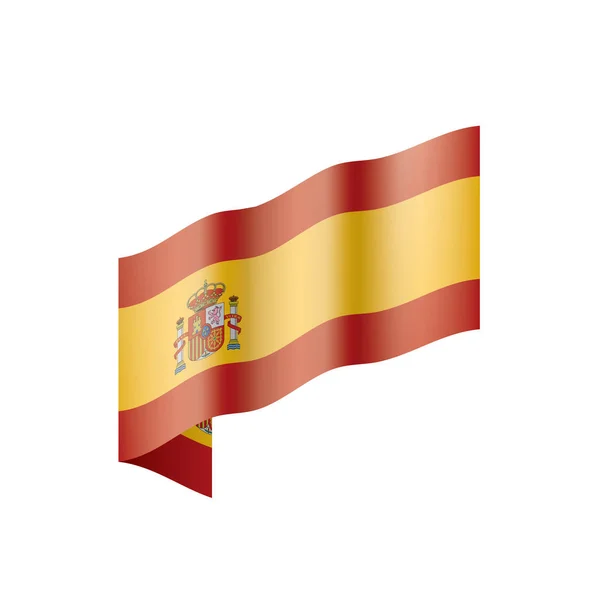 Spanische Fahne, Vektor-Illustration — Stockvektor
