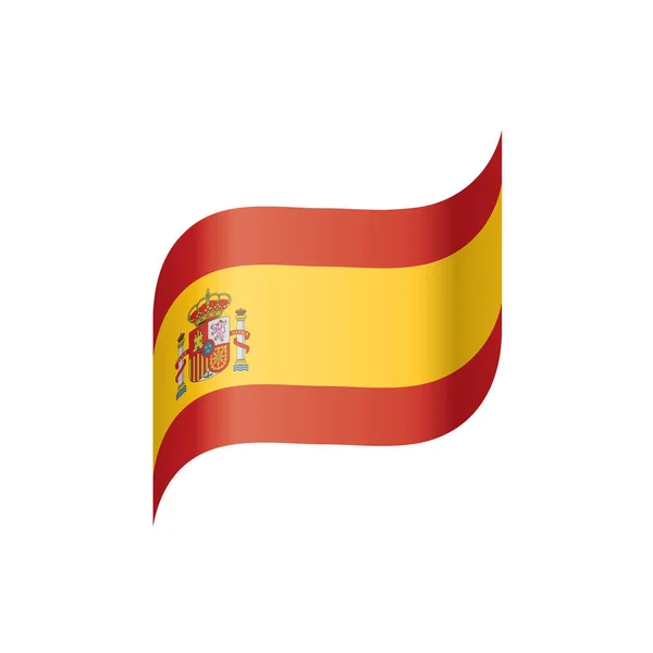 Drapeau espagne, illustration vectorielle — Image vectorielle