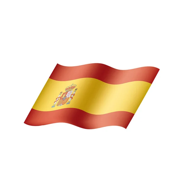 Bandera de España, ilustración vectorial — Vector de stock