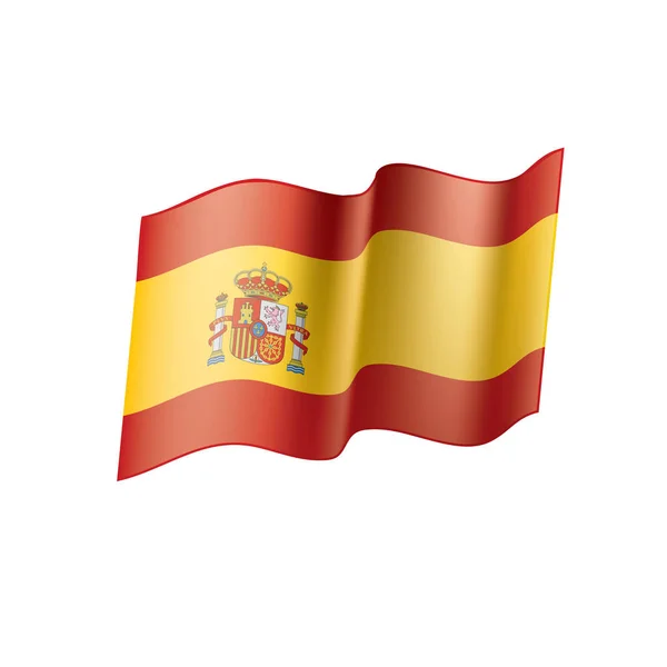 Spain flag, vector illustration — Stock Vector