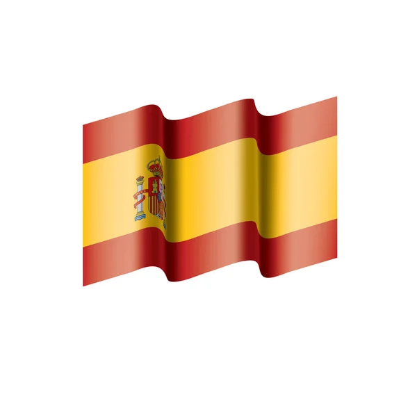 Espanha bandeira, ilustração vetorial —  Vetores de Stock