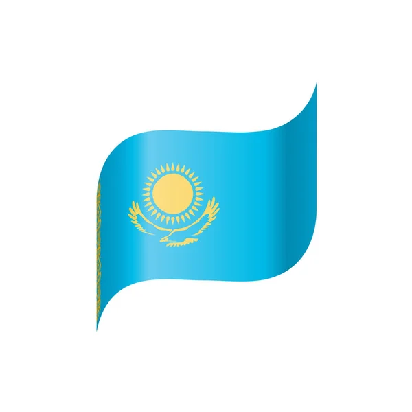 Kazakhstan flag, vector illustration — Stock Vector