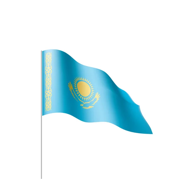 Kazachstán vlajka, vektorové ilustrace — Stockový vektor