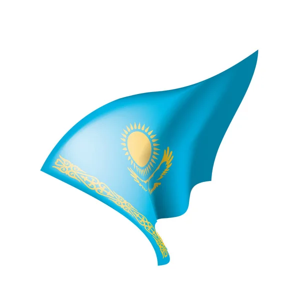 Kazakhstan flag, vector illustration — Stock Vector