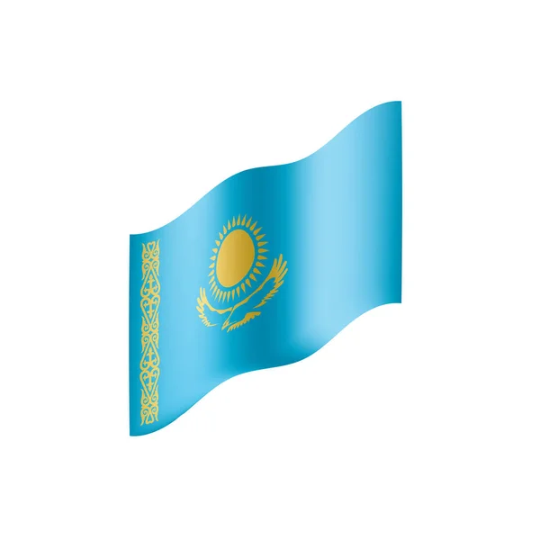 Drapeau Kazakhstan, illustration vectorielle — Image vectorielle