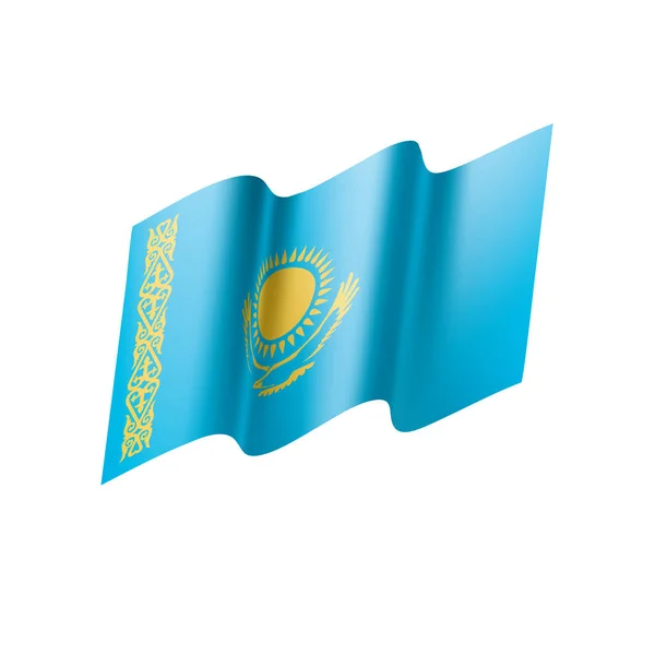 Kazakhstan flag, vector illustration — Stock Vector