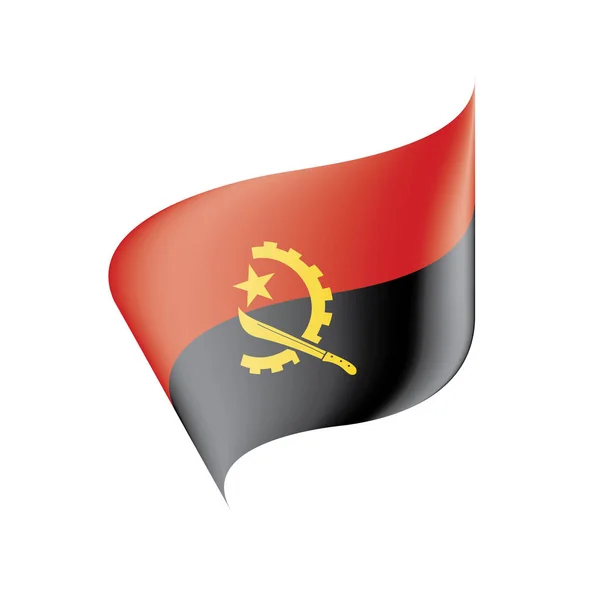 Angola bandera, ilustración vectorial — Archivo Imágenes Vectoriales