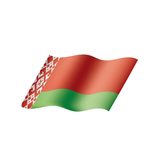 Bandeira da Bielorrússia, ilustração vetorial — Vetor de Stock