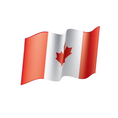 Kanada bayrağı, vektör illüstrasyonu