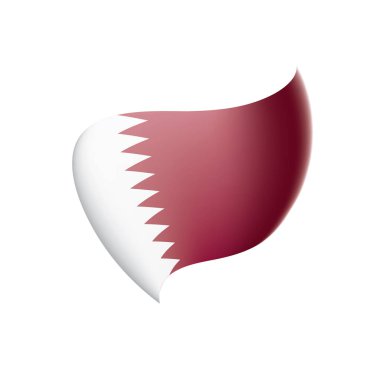 Katar bayrak, vektör çizim