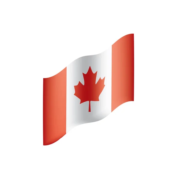 Flaga Kanady, ilustracja wektora — Wektor stockowy