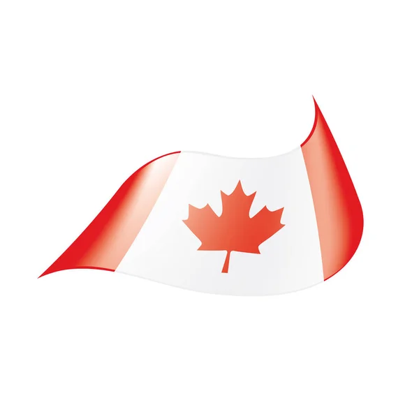 Drapeau du Canada, illustration vectorielle — Image vectorielle