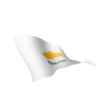 Kıbrıs bayrağı, vektör çizim
