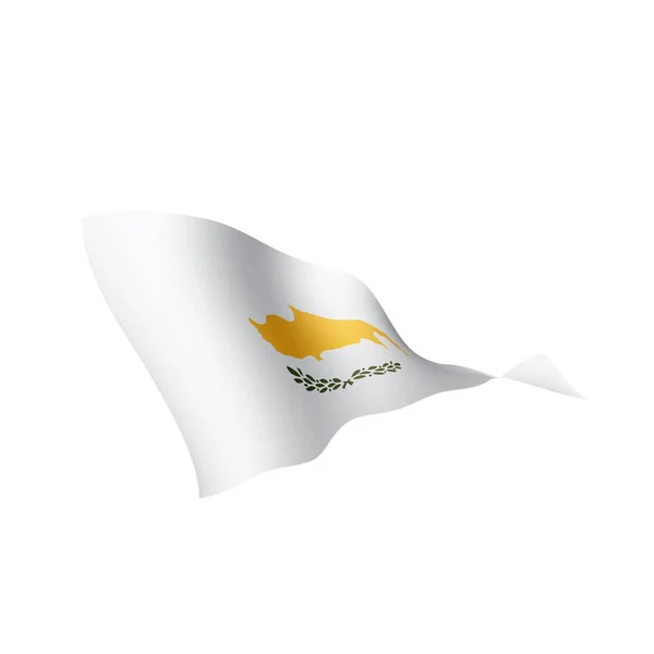Bandeira de Chipre, ilustração vetorial — Vetor de Stock