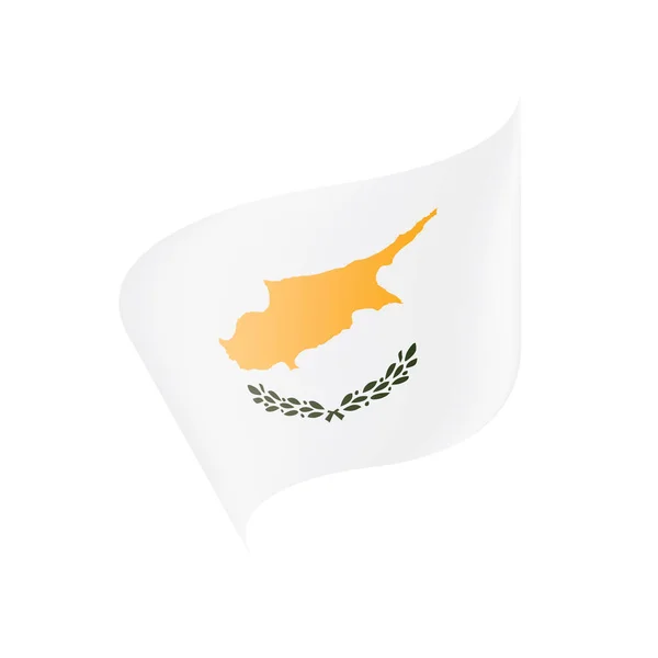 Cyprus vlag, vectorillustratie — Stockvector