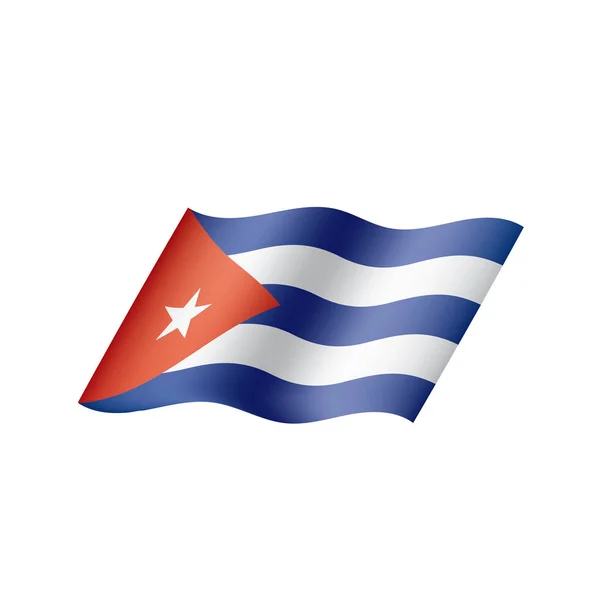 Флаг Кубы, векторная иллюстрация — стоковый вектор