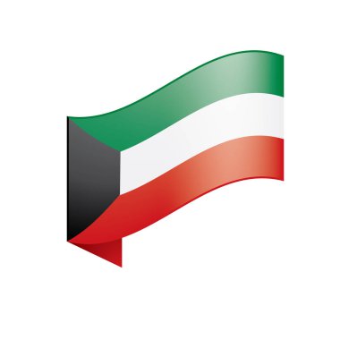 Kuveyt bayrağı, vektör illüstrasyonu