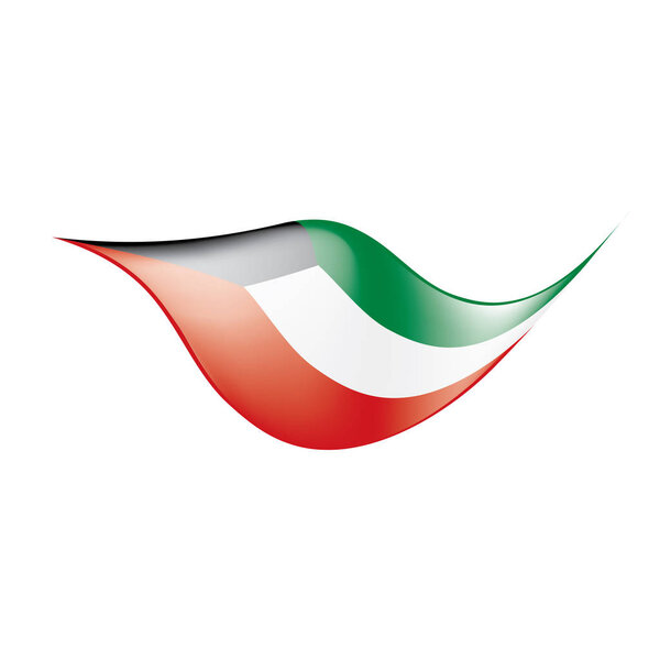 Kuwait flag, vector illustration