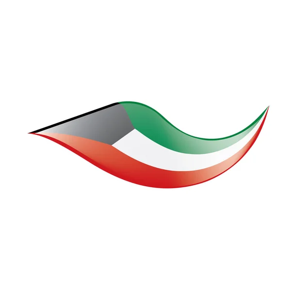 Kuwait-Flagge, Vektorillustration — Stockvektor