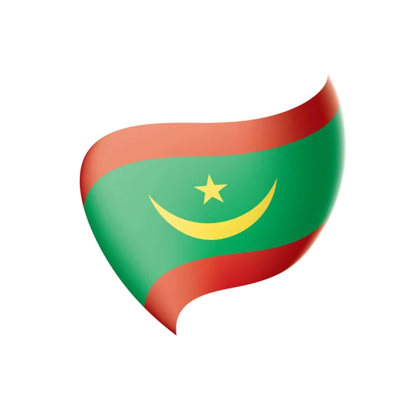 Флаг Мавритании, векторная иллюстрация — стоковый вектор