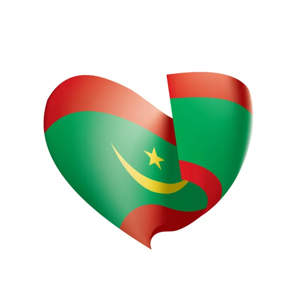 Bandeira da Mauritânia, ilustração vetorial —  Vetores de Stock