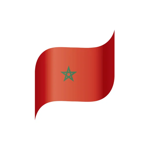 Morocco flagga, vektor illustration — Stock vektor