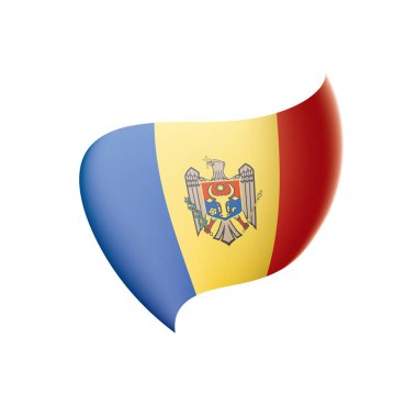 Moldova bayrağı, vektör çizim