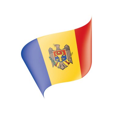 Moldova bayrağı, vektör çizim