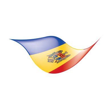 Moldova bayrağı, vektör çizim