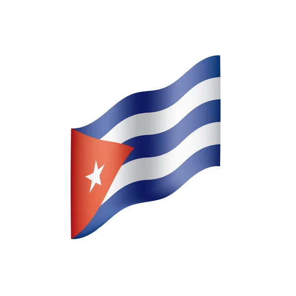 Kuba zászló, vektor illusztráció — Stock Vector