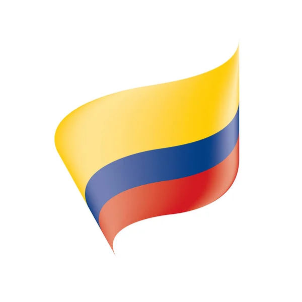 Kolumbia zászló, vektor illusztráció — Stock Vector